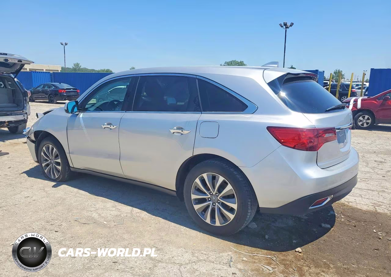 2015 Acura Mdx Technology VIN:5FRYD4H40FB020716 - 2