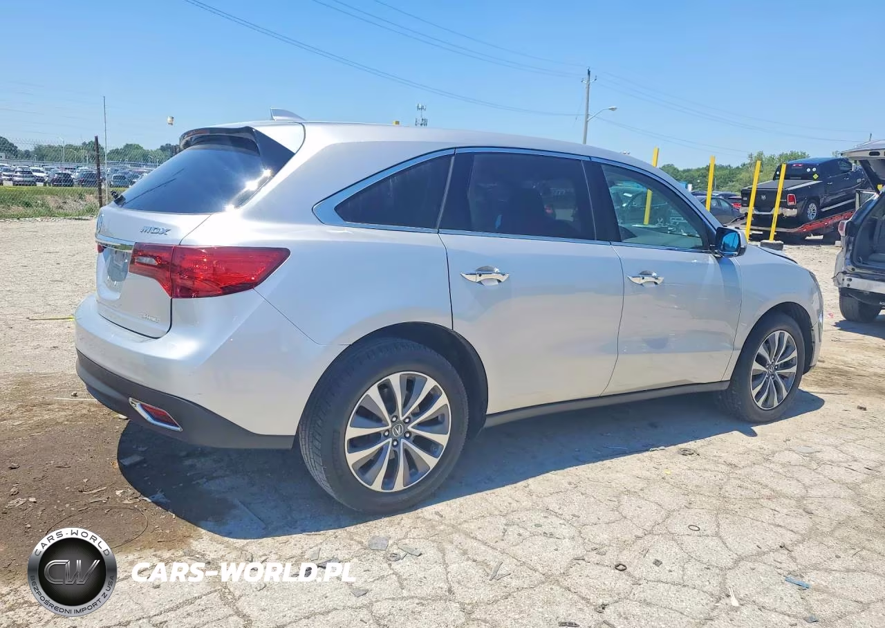 2015 Acura Mdx Technology VIN:5FRYD4H40FB020716 - 3