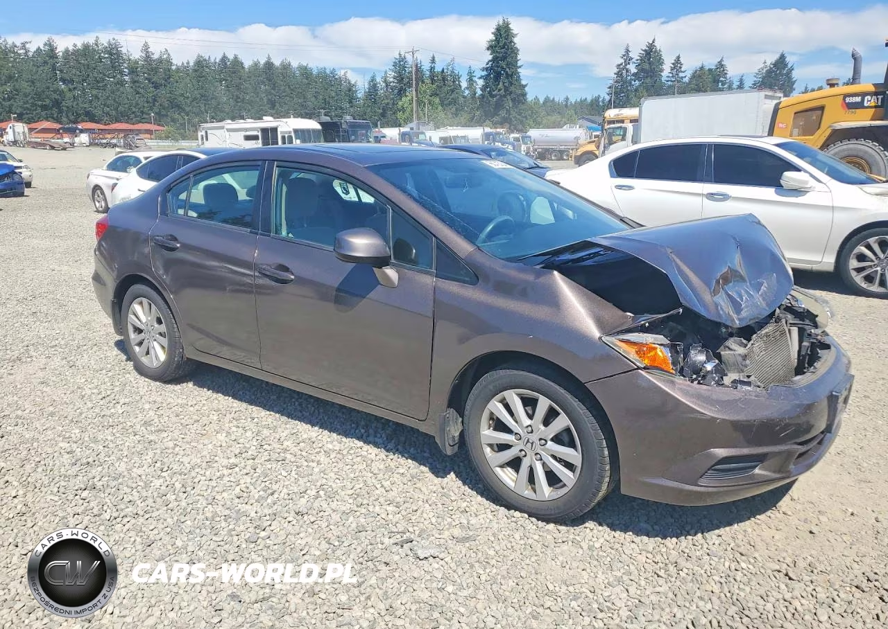 2012 Honda Civic Ex VIN:2HGFB2F86CH514028 - 4