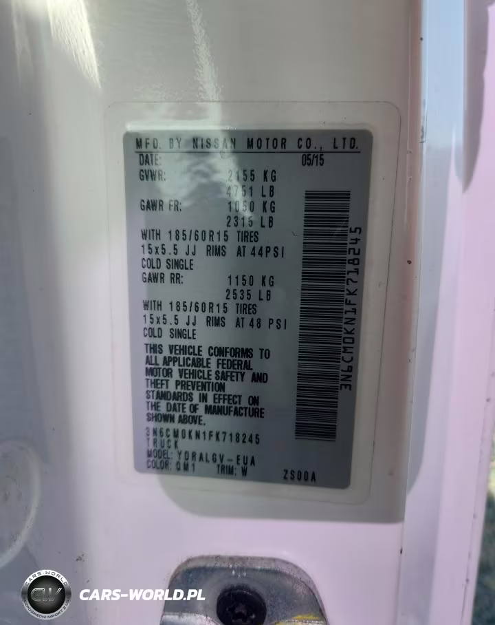 2015 Nissan Nv200 Delivery Van VIN:3N6CM0KN1FK718245 - 12