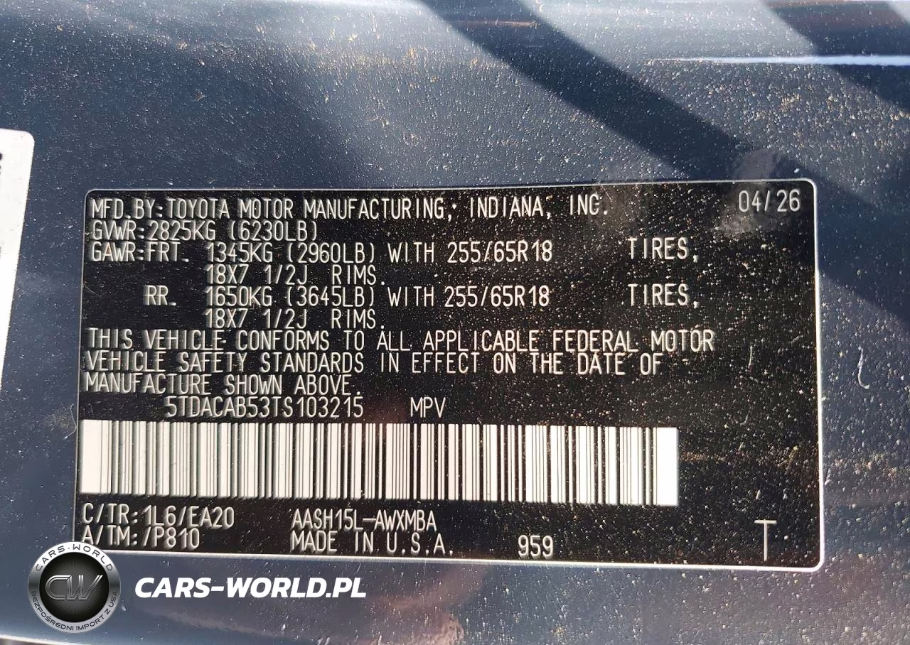 2026 Toyota Grand Highlander Hybrid Xle VIN:5TDACAB53TS103215 - 13