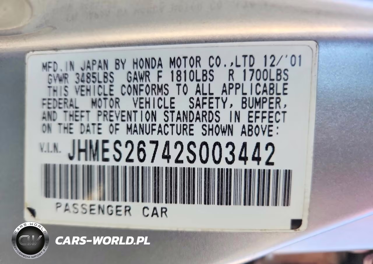2002 Honda Civic Ex VIN:JHMES26742S003442 - 12