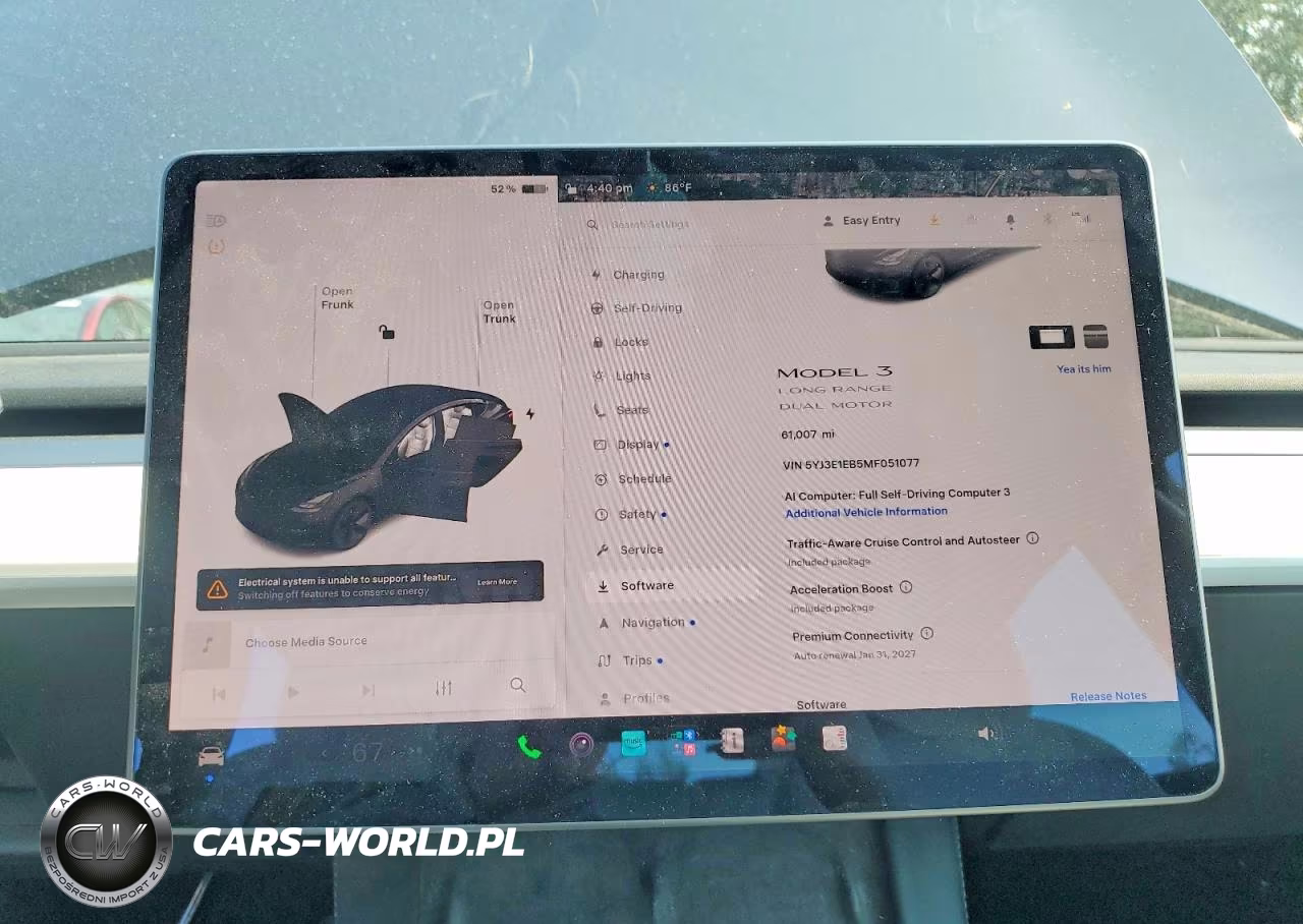 2021 Tesla Model 3 VIN:5YJ3E1EB5MF051077 - 9