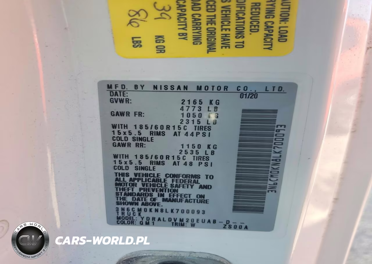 2020 Nissan Nv200 S VIN:3N6CM0KN8LK700093 - 13