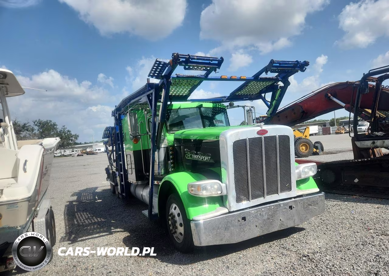 2014 Peterbilt 388 Car Hauler Truck VIN:1NPWD49X7ED215406 - 4