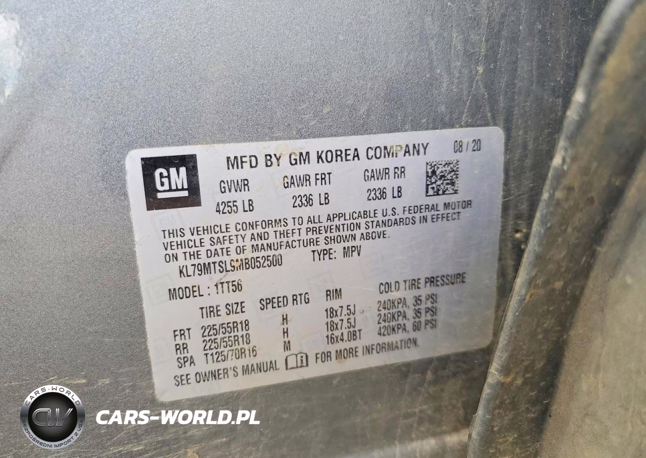 2021 Chevrolet Trailblazer Rs VIN:KL79MTSL9MB052500 - 12