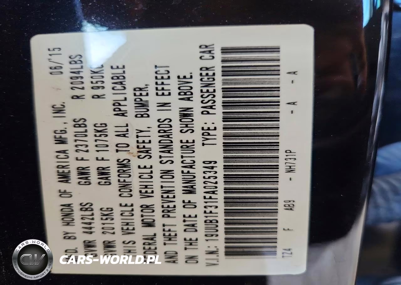 2015 Acura Tlx VIN:19UUB1F31FA025349 - 12