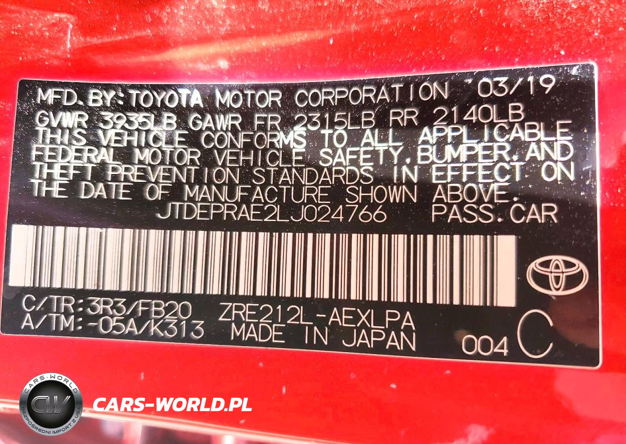 2020 Toyota Corolla Le VIN:JTDEPRAE2LJ024766 - 12