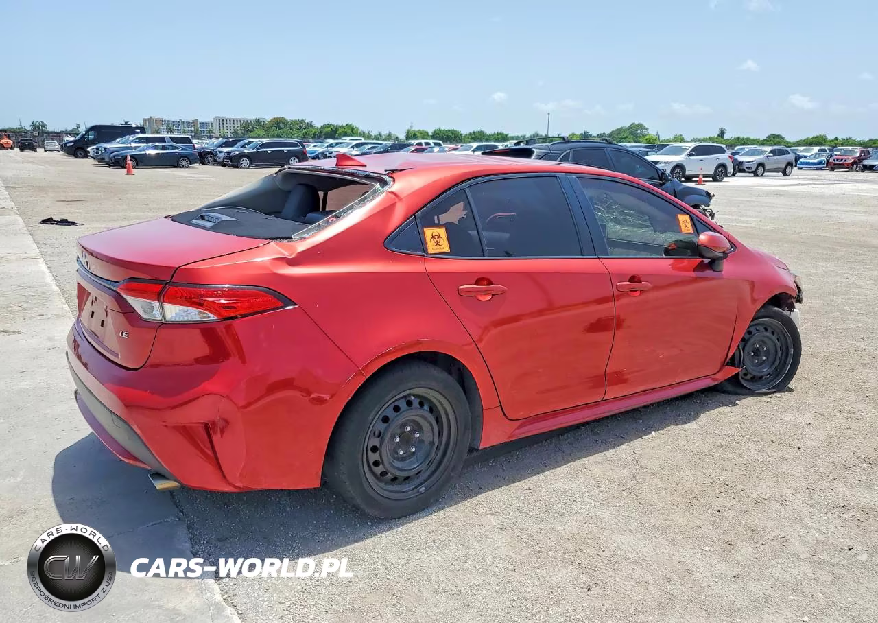 2020 Toyota Corolla Le VIN:JTDEPRAE2LJ024766 - 3