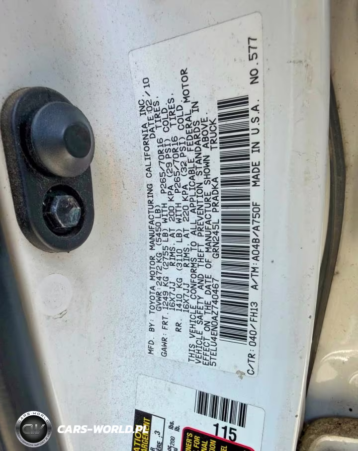 2010 Toyota Tacoma Double Cab VIN:5TELU4EN0AZ740467 - 10