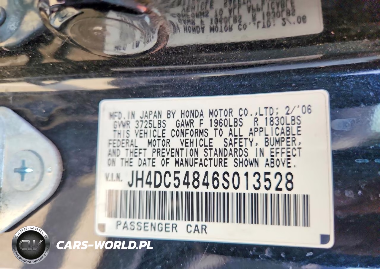 2006 Acura Rsx VIN:JH4DC54846S013528 - 13