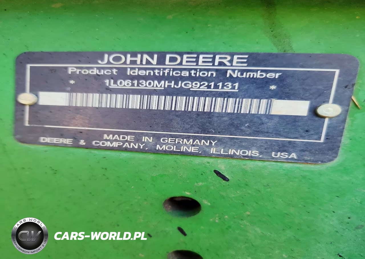 2018 John Deere Mfwd Tractor VIN:1L06130MHJG921131 - 10