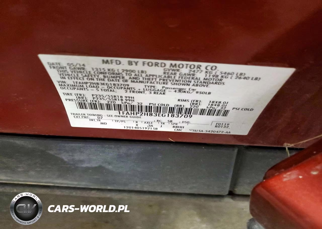 2014 Ford Taurus Sel VIN:1FAHP2H83EG183709 - 12