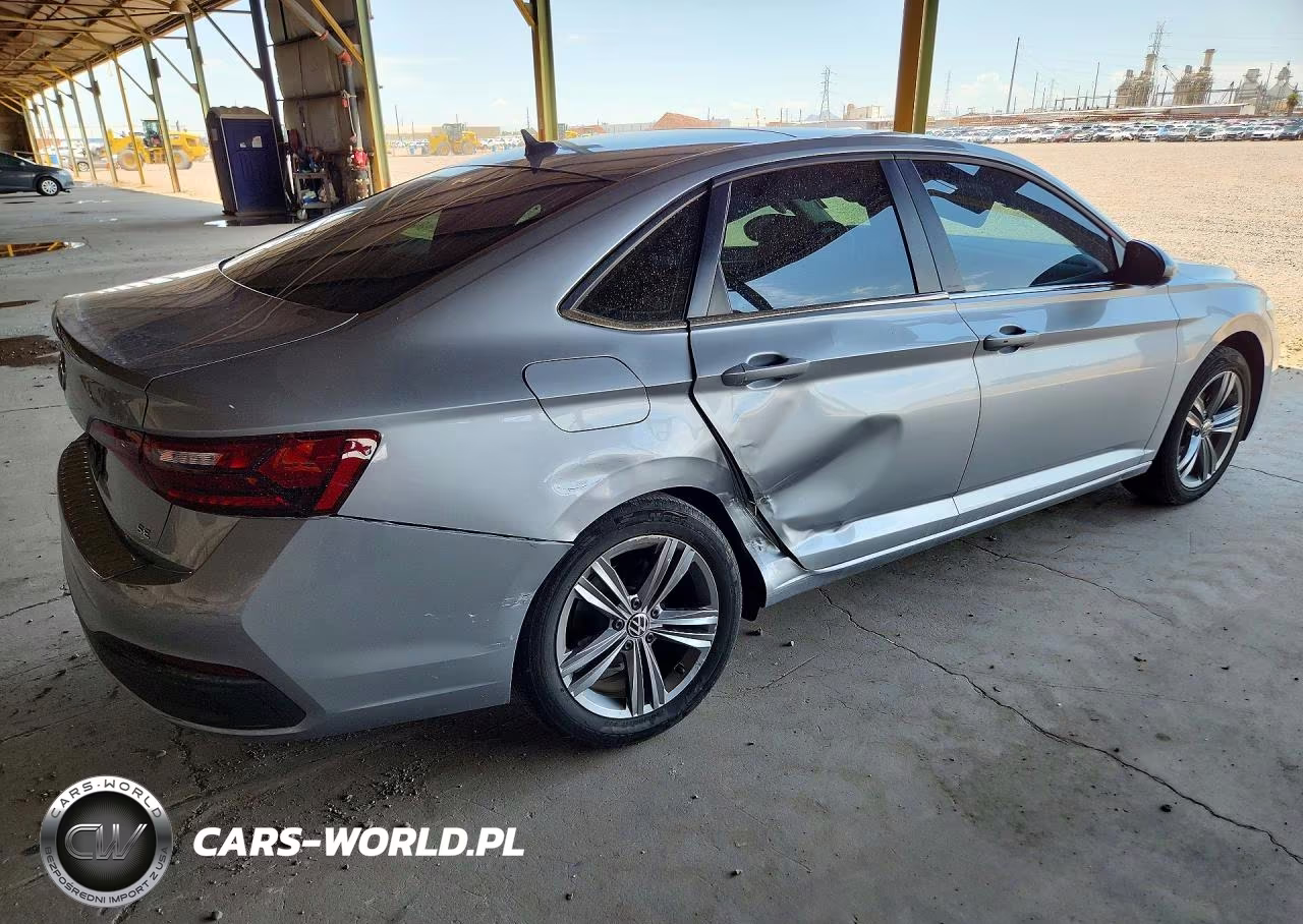 2023 Volkswagen Jetta Se VIN:3VW7M7BU7PM046490 - 3