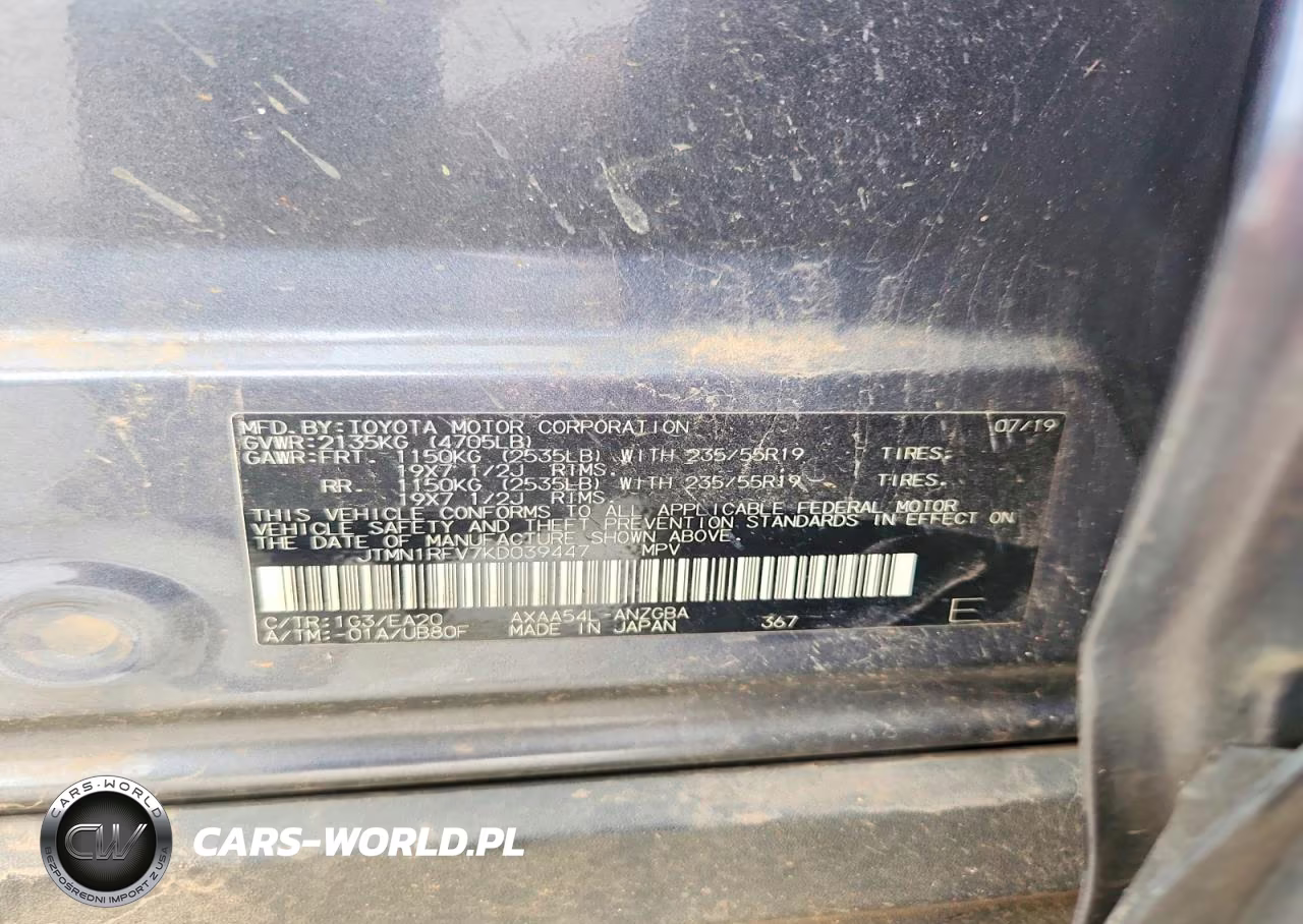 2019 Toyota Rav4 Limited VIN:JTMN1RFV7KD039447 - 13