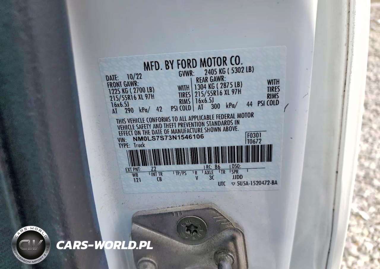 2022 Ford Transit Connect Xl Delivery Van VIN:NM0LS7S73N1546106 - 13