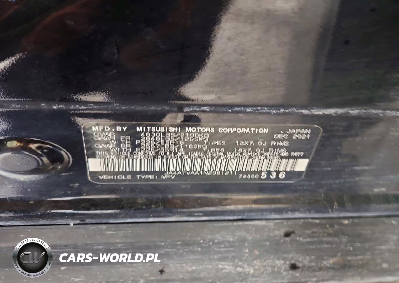 2022 Mitsubishi Eclipse Cross Le VIN:JA4ATVAA1NZ061211 - 13