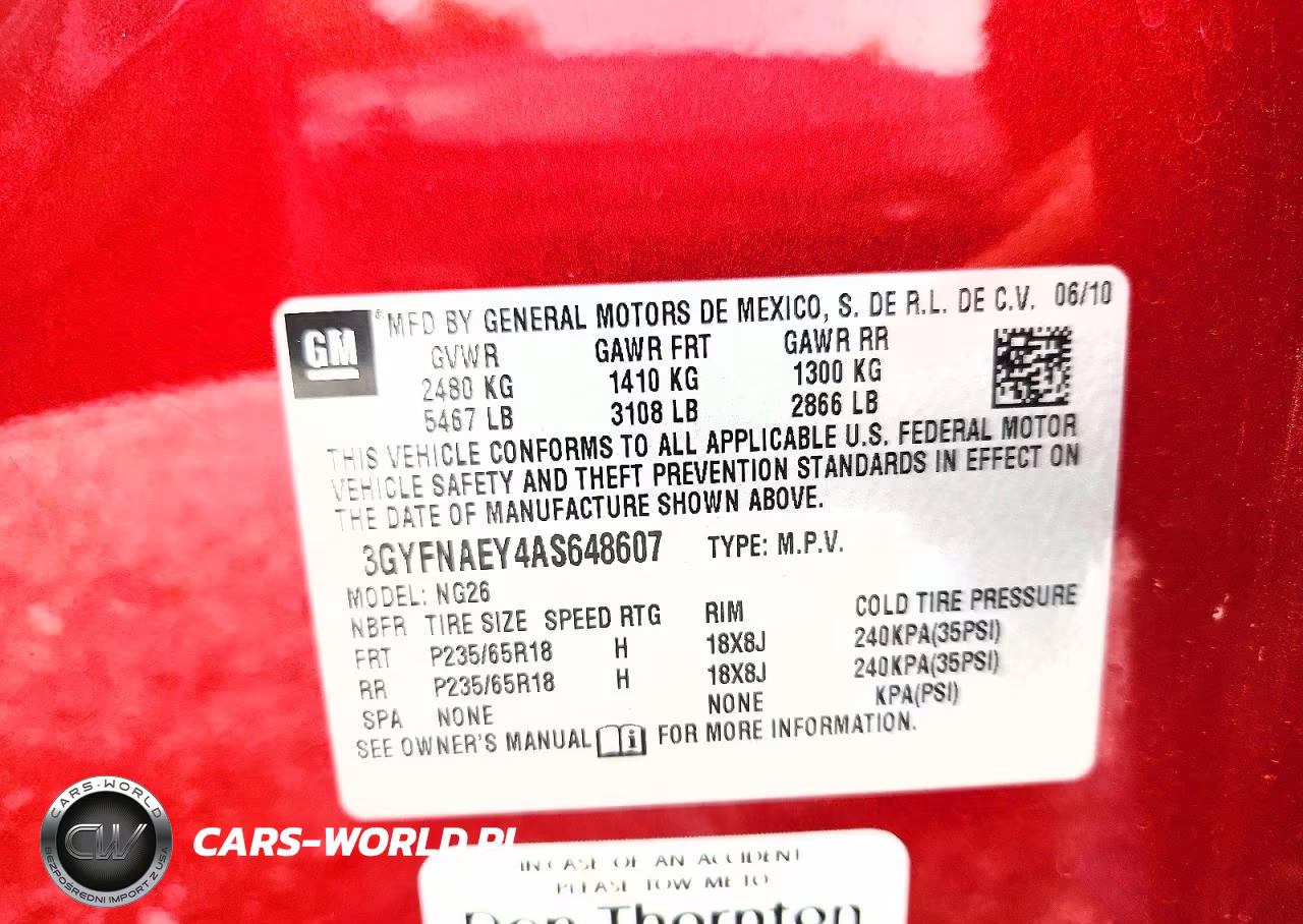 2010 Cadillac Srx Luxury Collection VIN:3GYFNAEY4AS648607 - 14