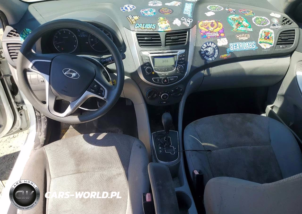 2012 Hyundai Accent Gs VIN:KMHCT5AE7CU051712 - 8