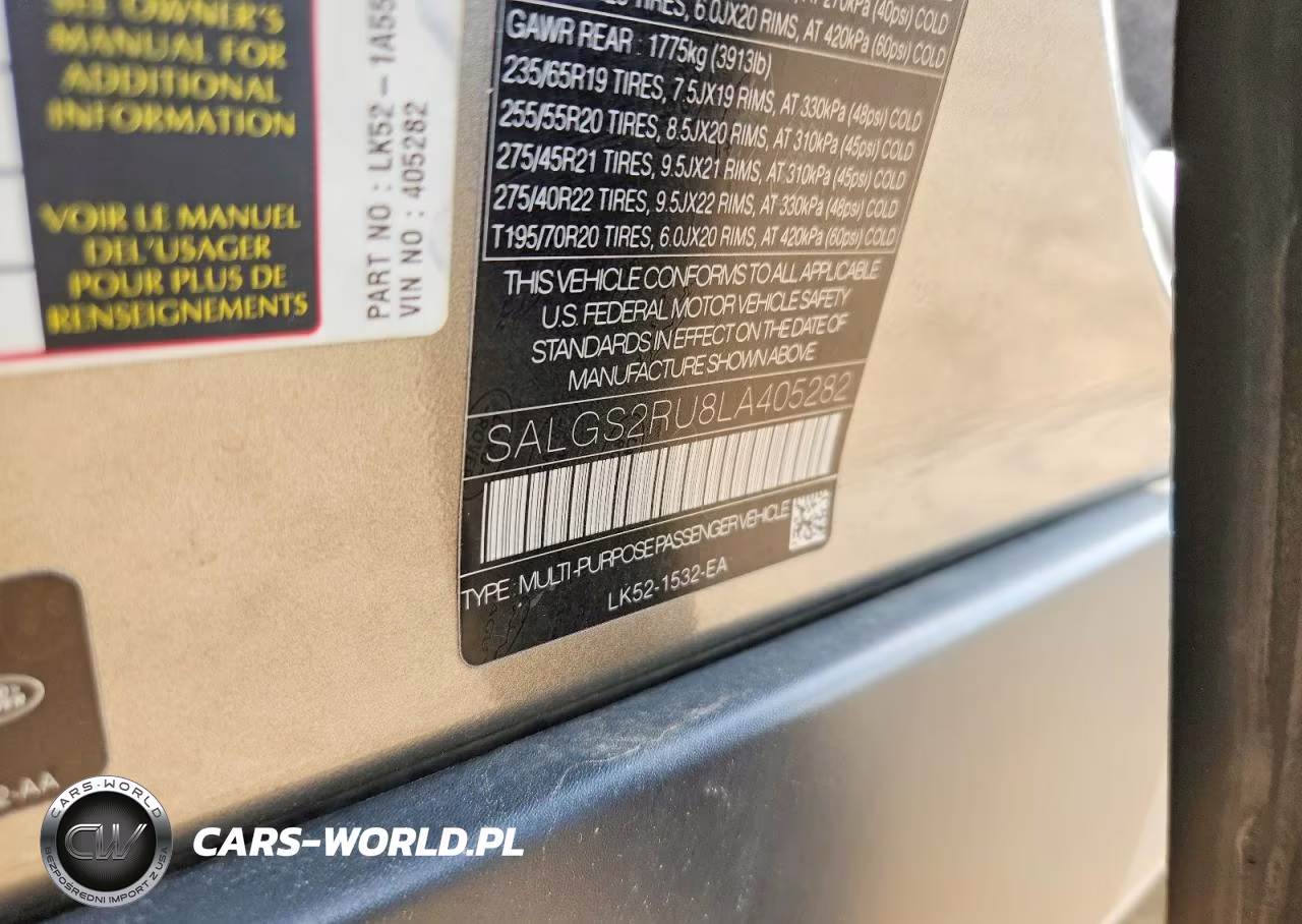 2020 Land Rover Range Rover Hse VIN:SALGS2RU8LA405282 - 13