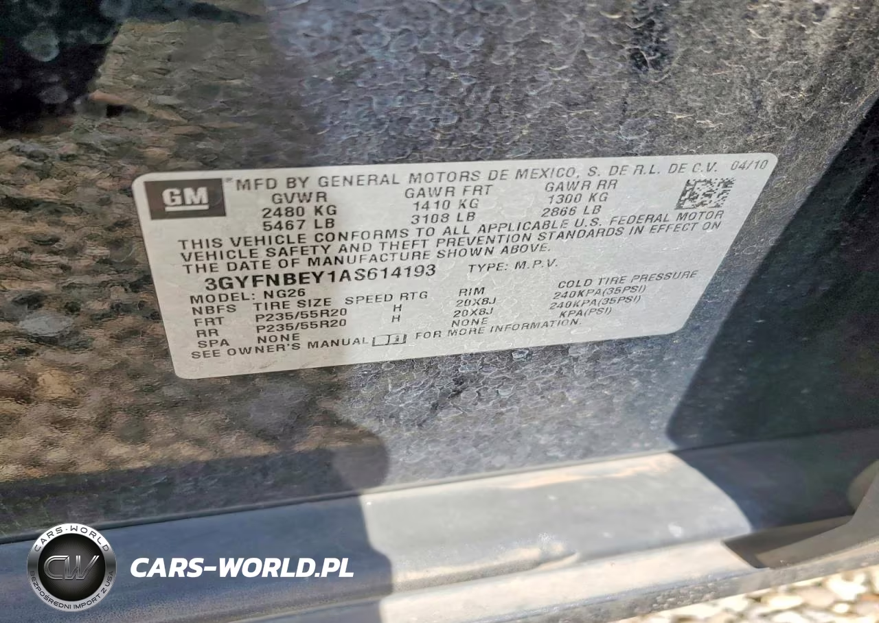 2010 Cadillac Srx Performance Collection VIN:3GYFNBEY1AS614193 - 13