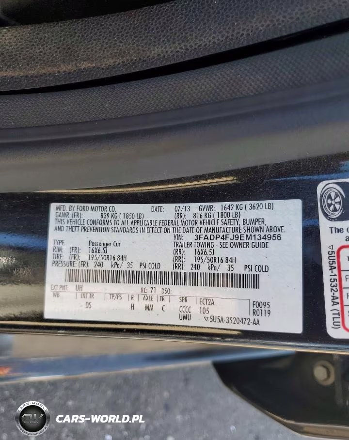 2014 Ford Fiesta Titanium VIN:3FADP4FJ9EM134956 - 13