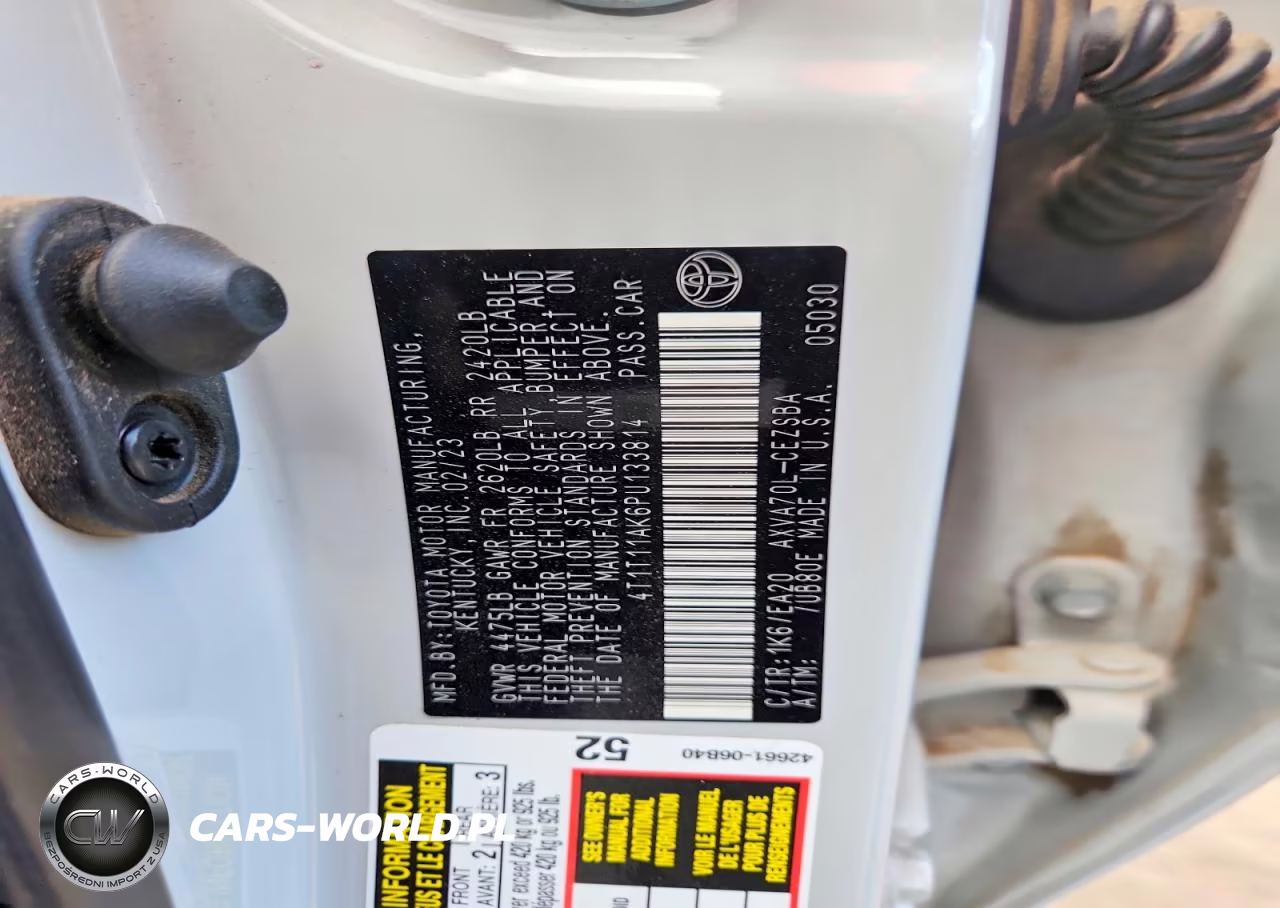 2023 Toyota Camry Se VIN:4T1T11AK6PU133814 - 12