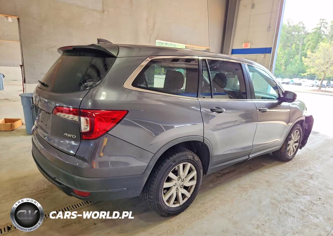 2019 Honda Pilot Lx VIN:5FNYF6H10KB007777 - 3