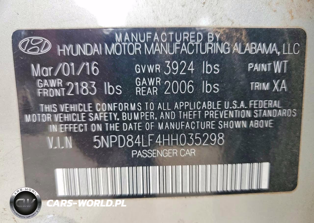 2017 Hyundai Elantra Se VIN:5NPD84LF4HH035298 - 12