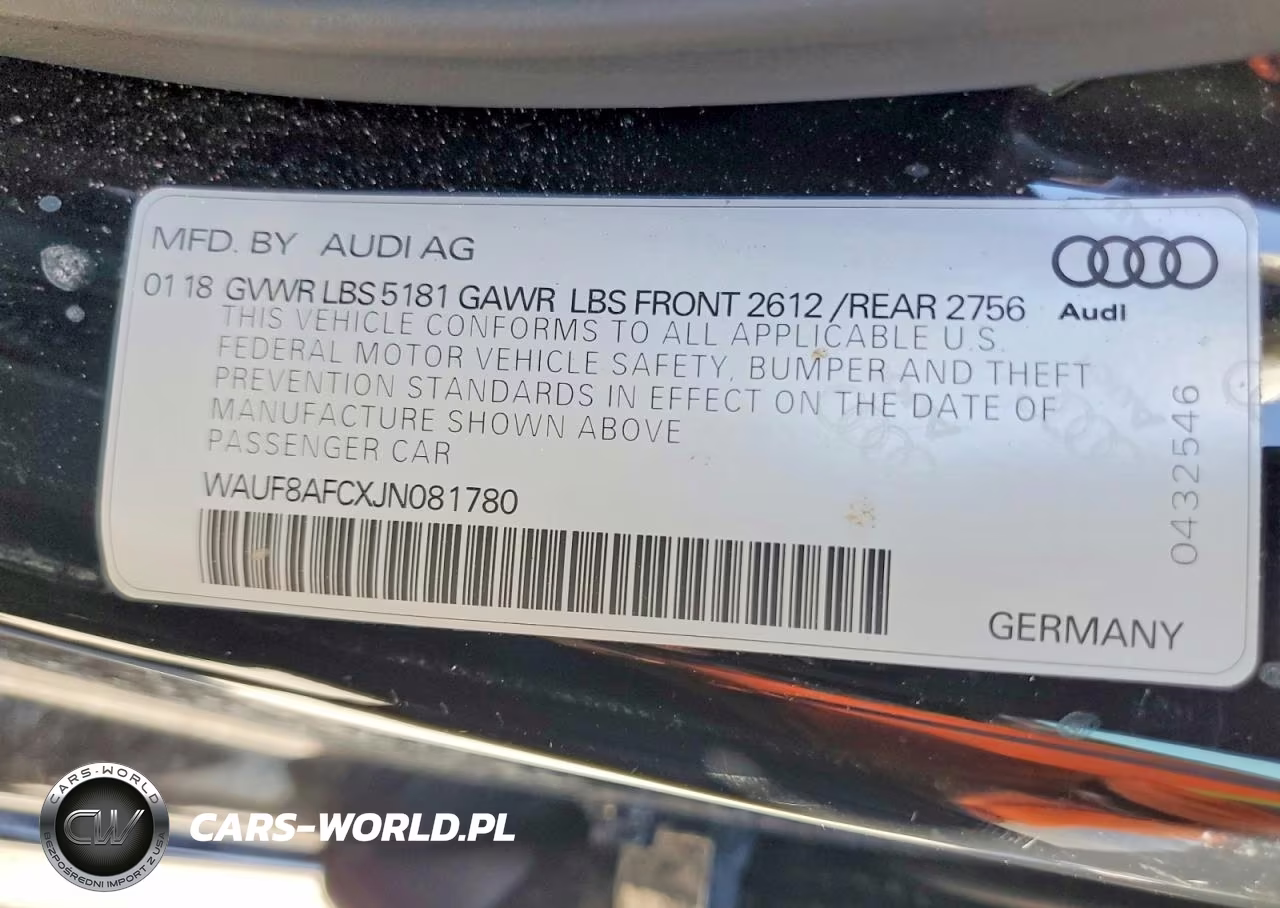 2018 Audi A6 Premium VIN:WAUF8AFCXJN081780 - 12