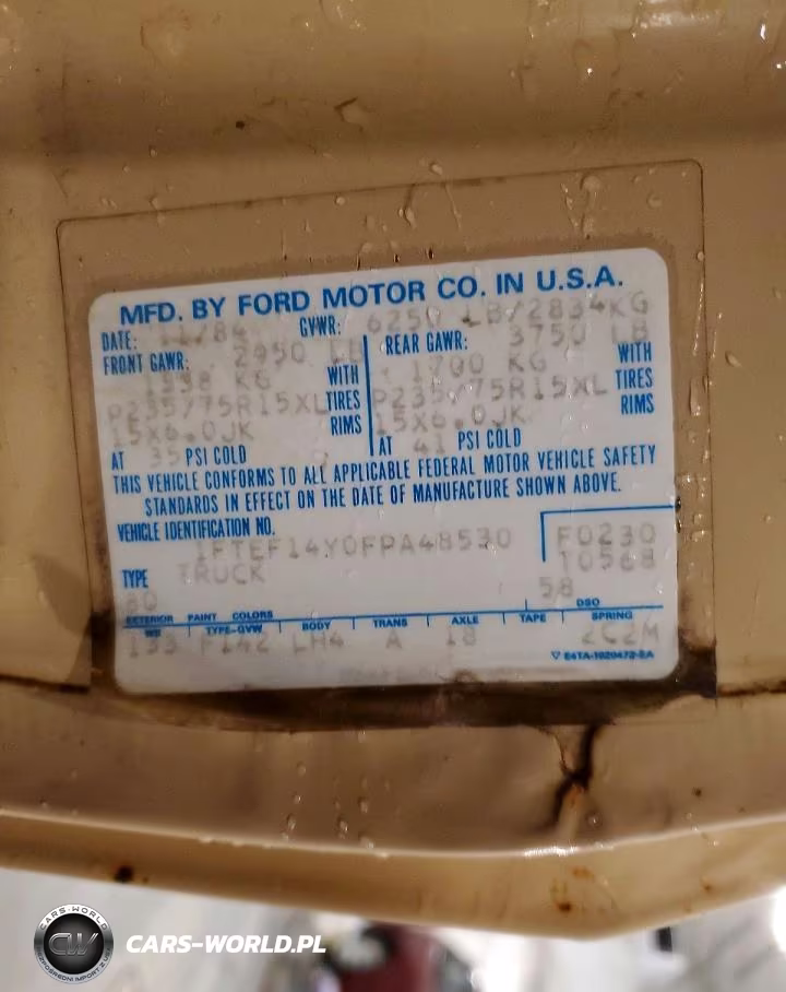 1985 Ford F150 VIN:1FTEF14Y0FPA48530 - 12