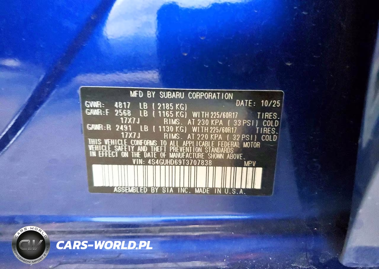 2026 Subaru Crosstrek Premium VIN:4S4GUHD69T3707838 - 13