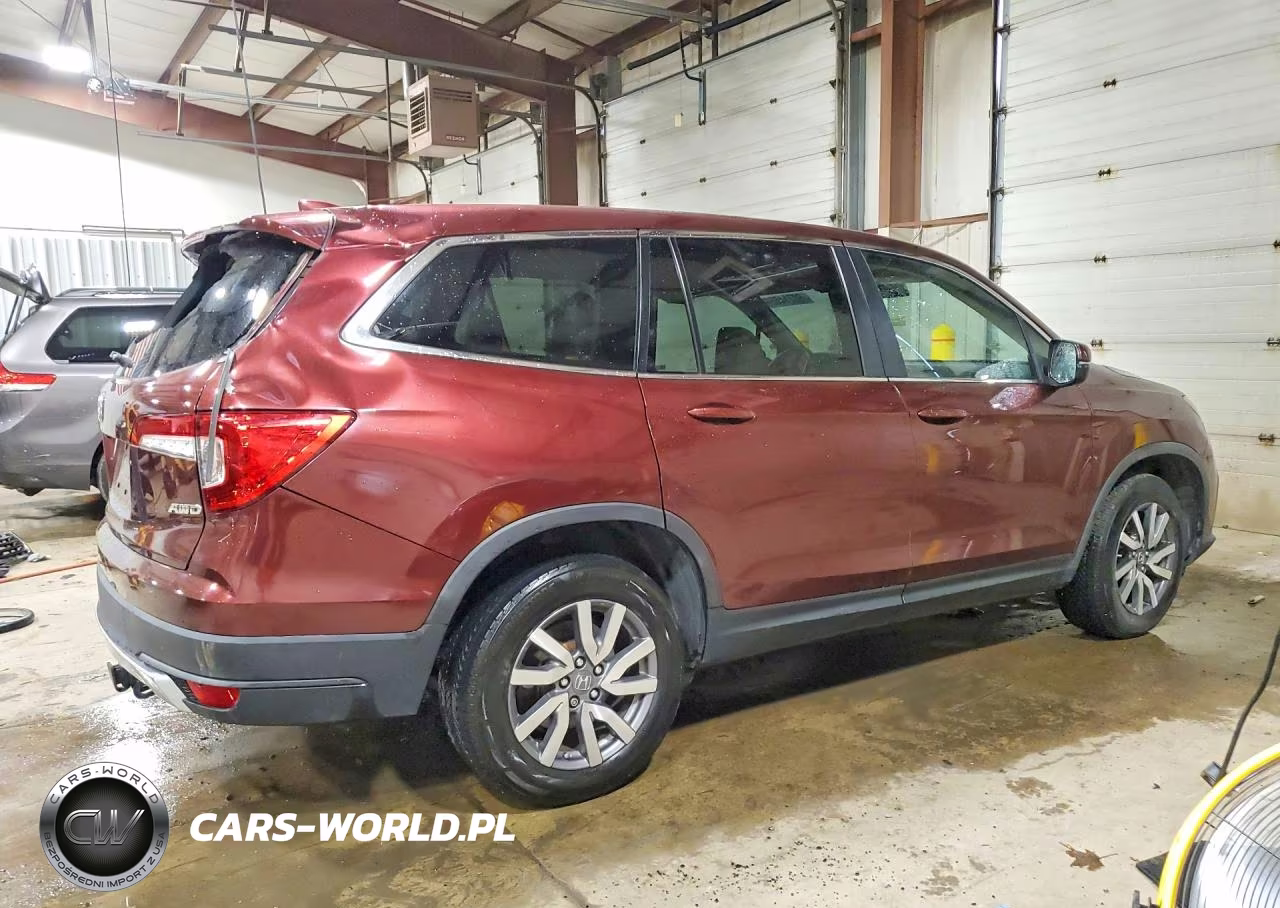 2019 Honda Pilot Exl VIN:5FNYF6H57KB046109 - 3