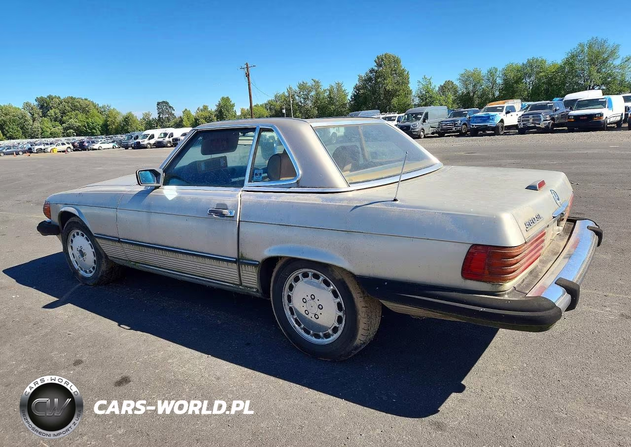 1988 Mercedes-Benz 560 Sl VIN:WDBBA48D9JA088576 - 2