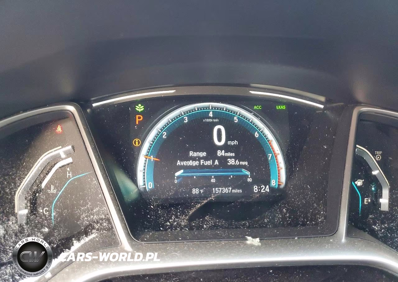 2019 Honda Civic Ex VIN:19XFC1F37KE014237 - 9