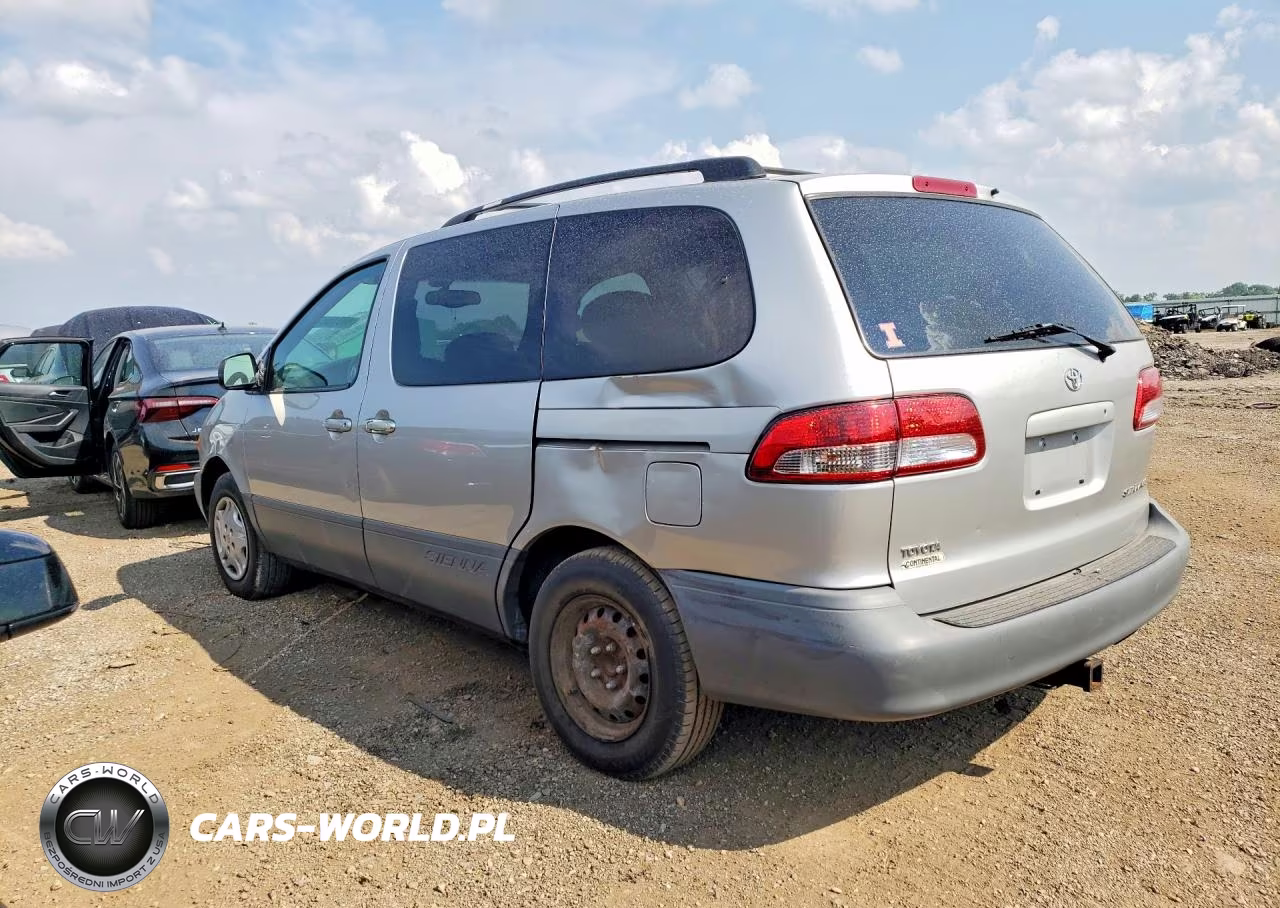 2002 Toyota Sienna Le VIN:4T3ZF13C02U501700 - 2