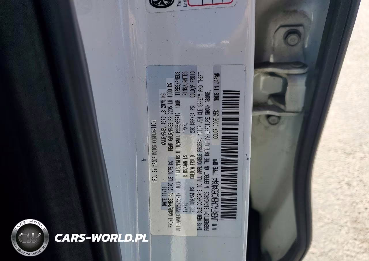 2019 Mazda Cx 5 VIN:JM3KFACM6K0534044 - 13