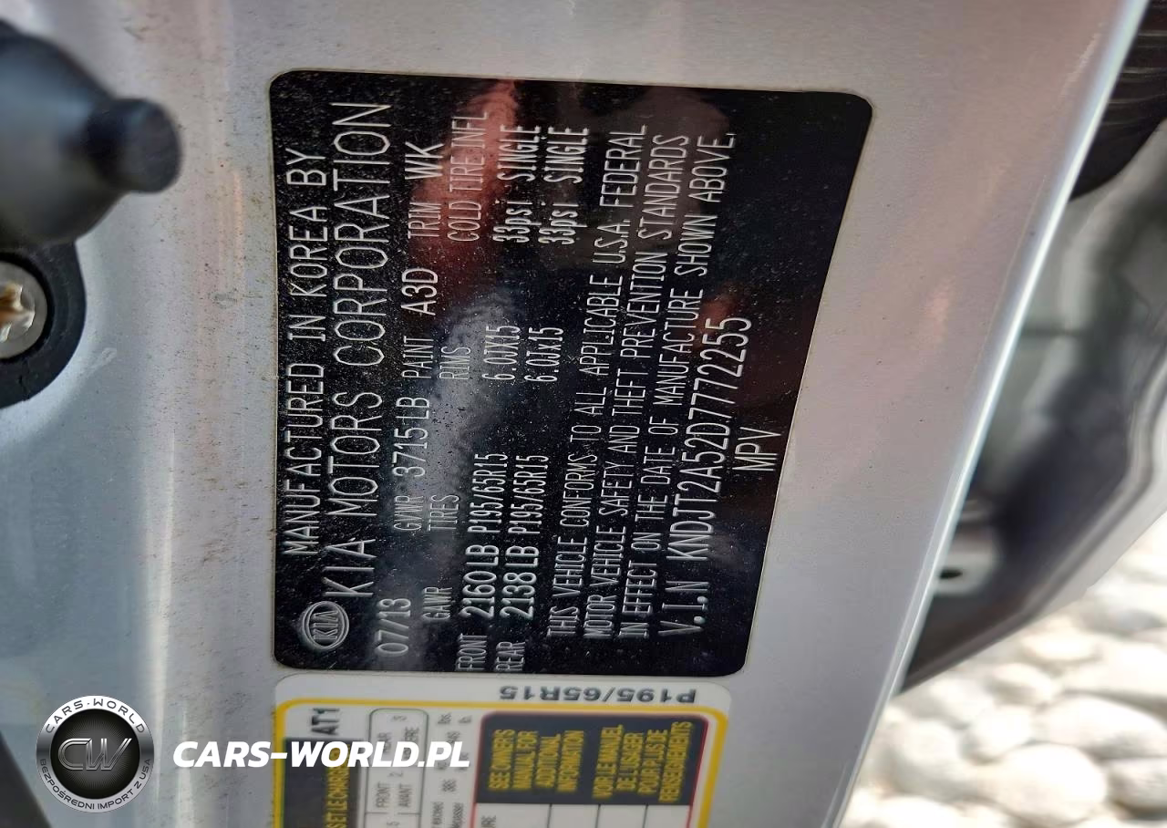 2013 Kia Soul Base VIN:KNDJT2A52D7772255 - 13