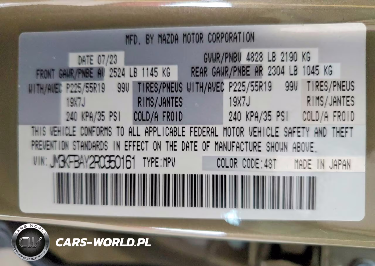 2024 Mazda Cx-5 Carbon Turbo VIN:JM3KFBAY2R0350161 - 13