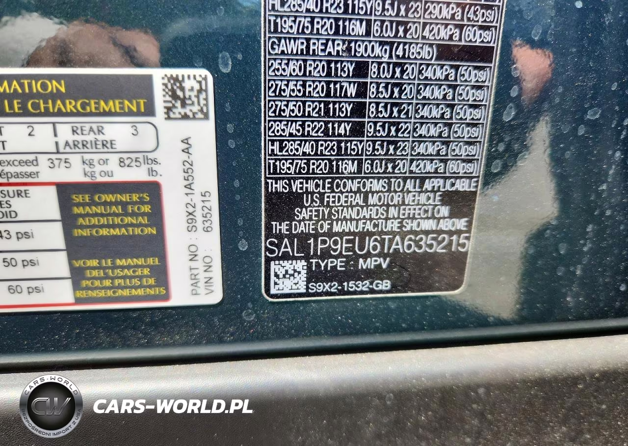 2026 Land Rover Range Rover Sport Se VIN:SAL1P9EU6TA635215 - 14