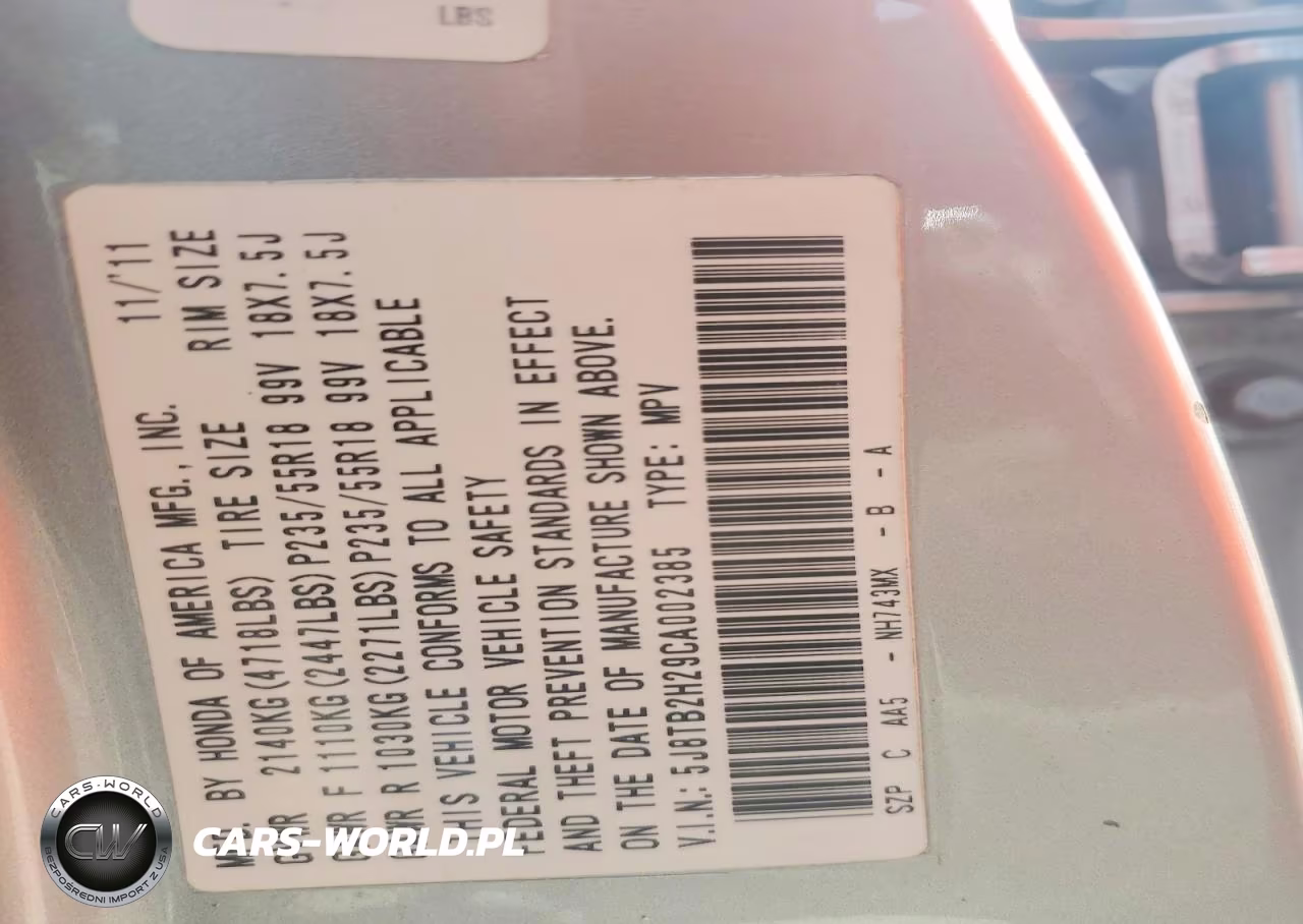 2012 Acura Rdx VIN:5J8TB2H29CA002385 - 12
