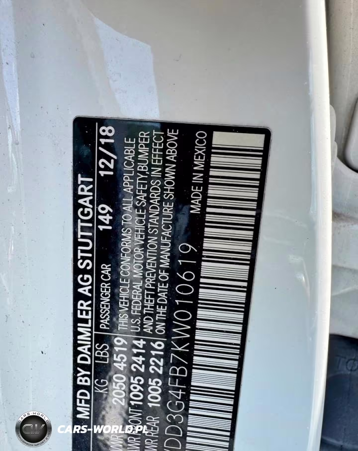 2019 Mercedes-Benz A 220 4Matic VIN:WDD3G4FB7KW010619 - 10