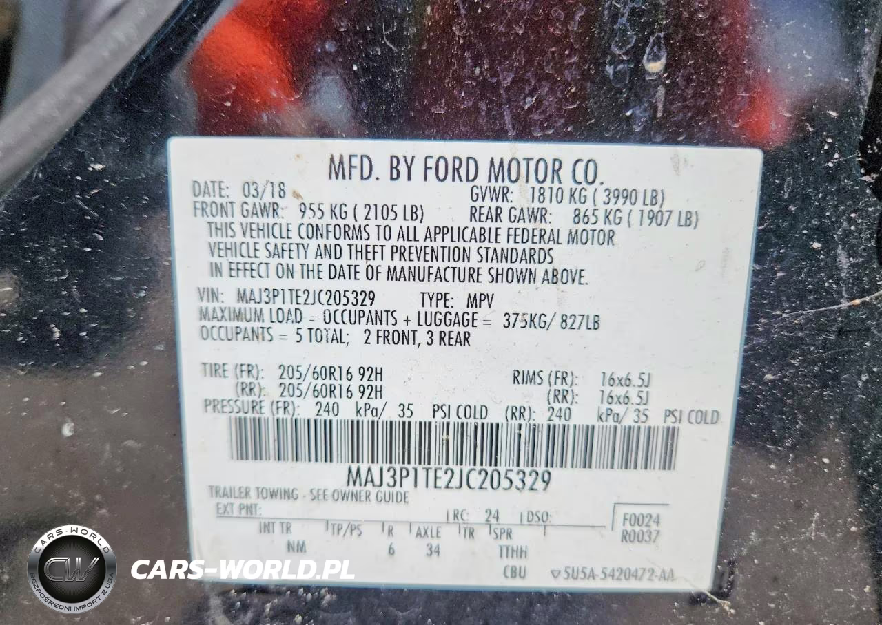 2018 Ford Ecosport Se VIN:MAJ3P1TE2JC205329 - 13