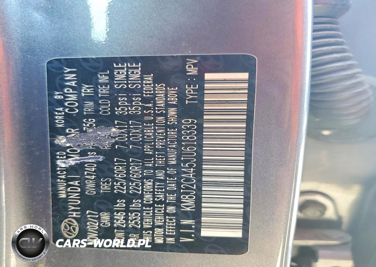 2018 Hyundai Tucson Fuel Cell VIN:KM8J2CA45JU618339 - 13
