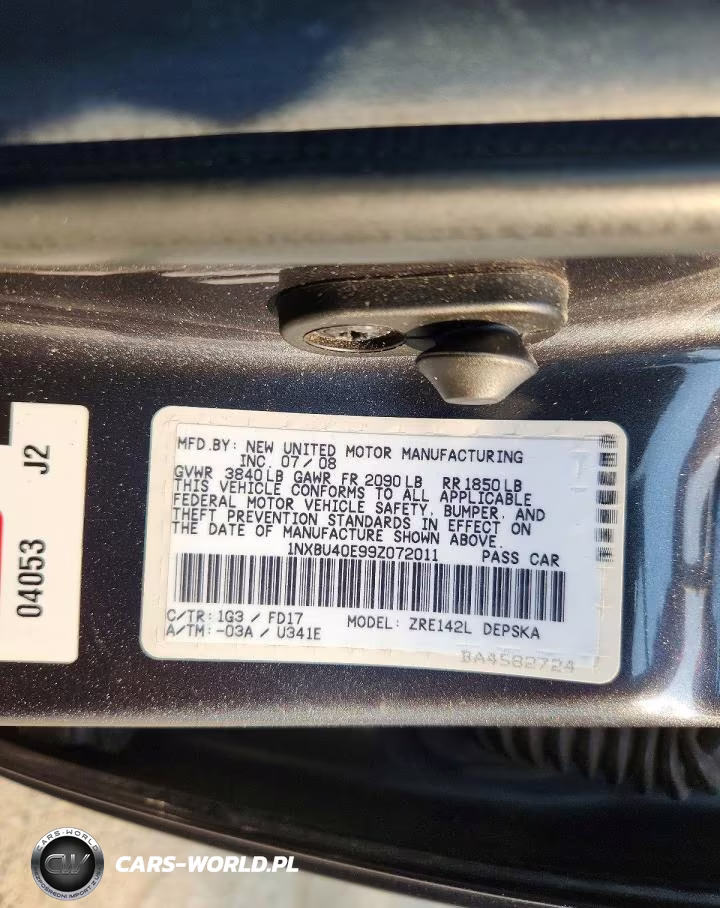 2009 Toyota Corolla S VIN:1NXBU40E99Z072011 - 12