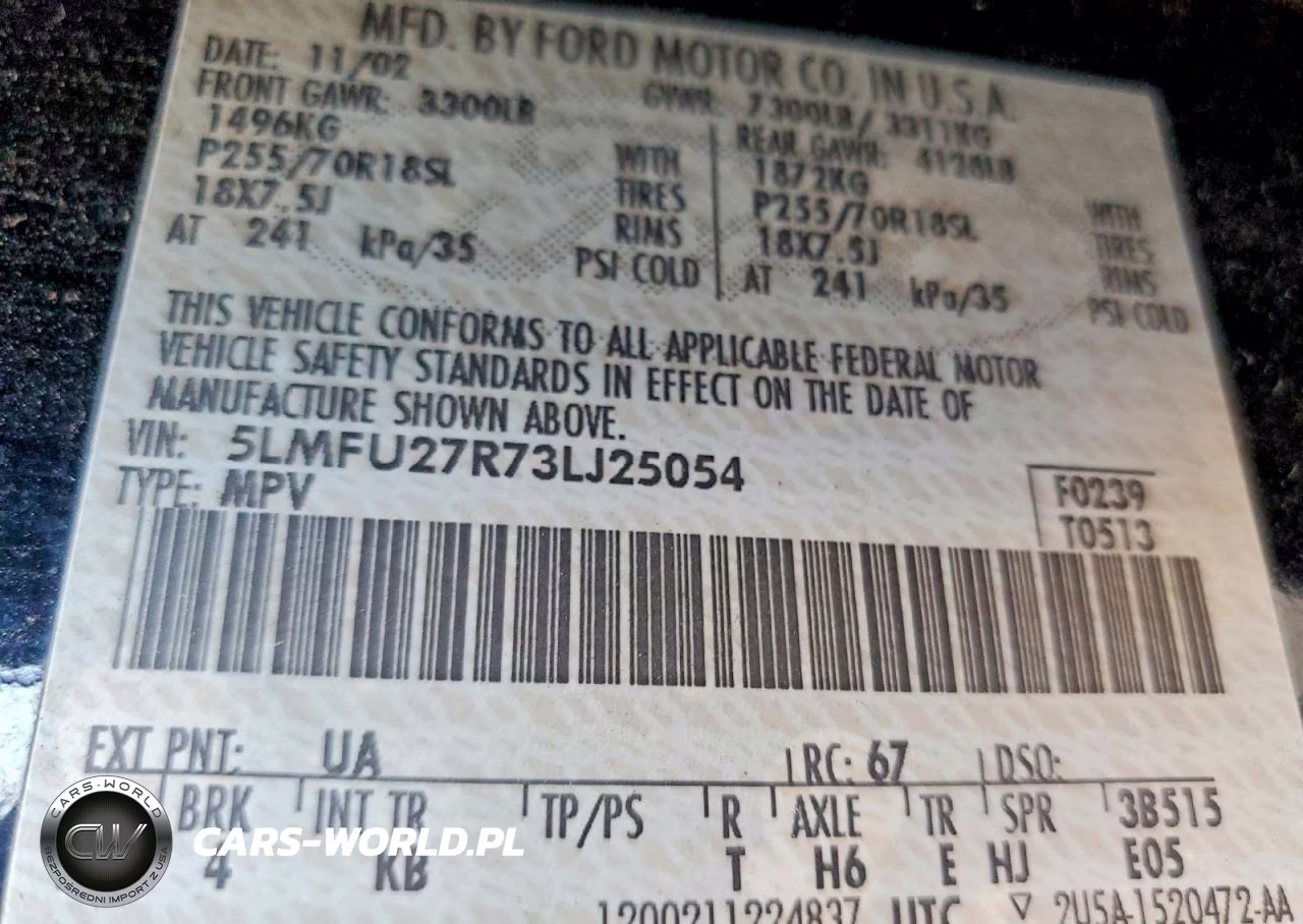 2003 Lincoln Navigator VIN:5LMFU27R73LJ25054 - 14