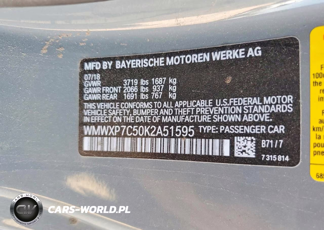 2019 Mini Cooper S VIN:WMWXP7C50K2A51595 - 13