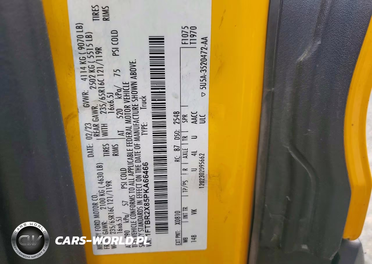 2023 Ford Transit 250 Delivery Van VIN:1FTBR2X85PKA66466 - 13