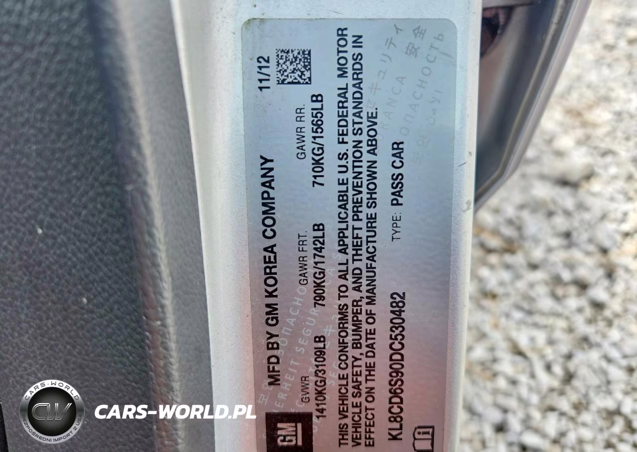 2013 Chevrolet Spark 1Lt VIN:KL8CD6S90DC530482 - 28