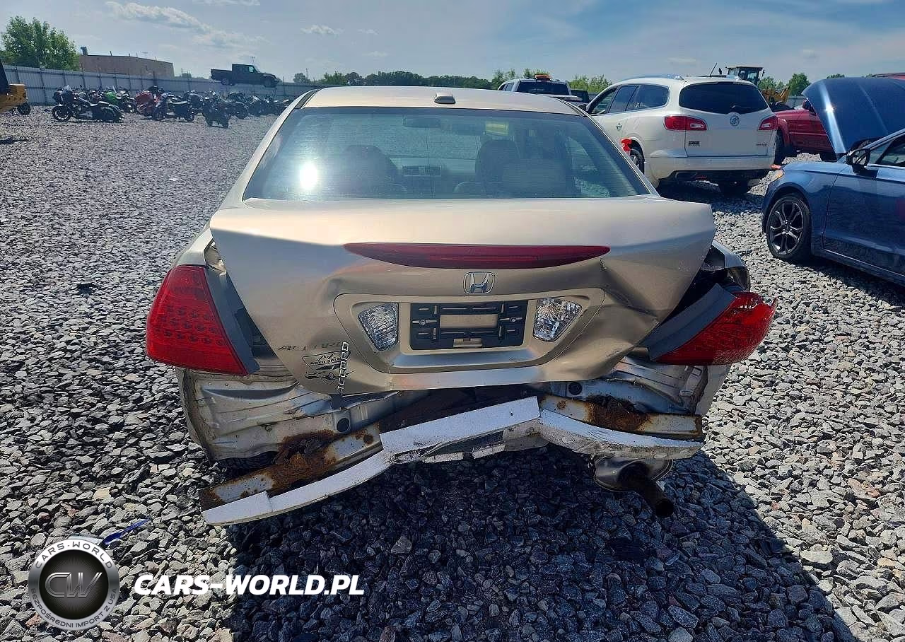2007 Honda Accord Ex VIN:1HGCM55867A046371 - 6